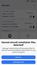 Vanced Manager screenshot
