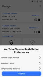 Vanced Manager screenshot