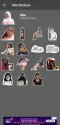 Mia Khalifa Stickers Whatsapp Apk screenshot