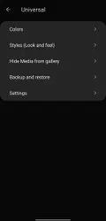 Blue WhatsApp screenshot