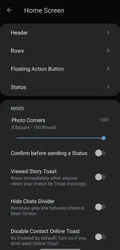 Blue WhatsApp screenshot