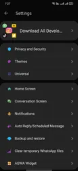 AG WhatsApp screenshot