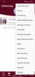NA3 WhatsApp screenshot
