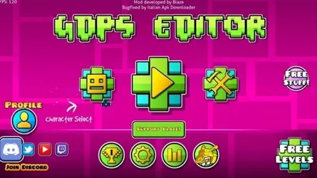 GDPS Editor screenshot