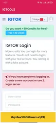 IGTools screenshot