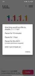 1.1.1.1 VPN + WARP screenshot