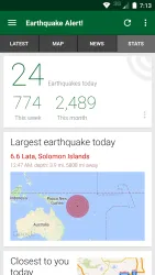 Earthquake Alert screenshot
