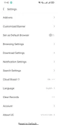 UC Browser screenshot