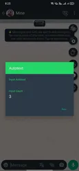 WhatsApp Black Gold screenshot