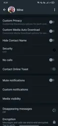 WhatsApp Black Gold screenshot