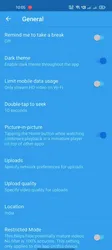 YouTube Blue screenshot
