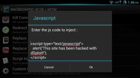 dSploit screenshot