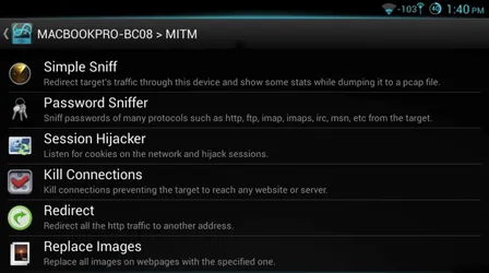 dSploit screenshot