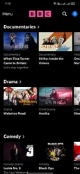 BBC iPlayer screenshot