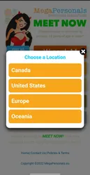MegaPersonals screenshot
