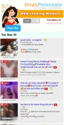 MegaPersonals screenshot
