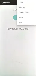 Ultrasurf screenshot
