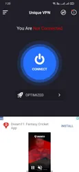 Unique VPN screenshot