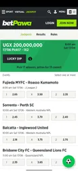 Betpawa screenshot