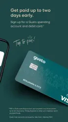 Gusto Wallet screenshot