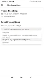 Microsoft Teams screenshot
