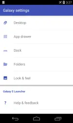 Samsung TouchWiz Home screenshot