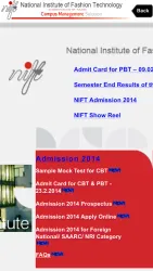 CMS NIFT screenshot