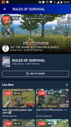 Facebook Gaming screenshot