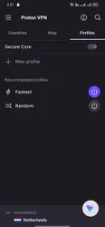 ProtonVPN screenshot