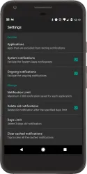 Recent Notifications screenshot