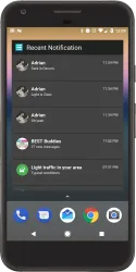 Recent Notifications screenshot