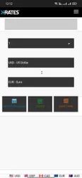 XRates screenshot