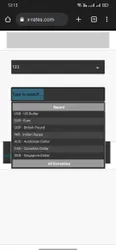 XRates screenshot
