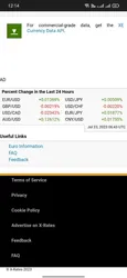 XRates screenshot