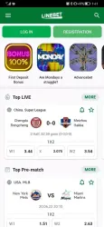 Linebet screenshot
