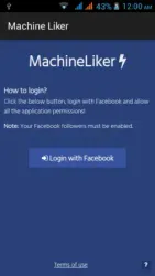 Machine Liker screenshot