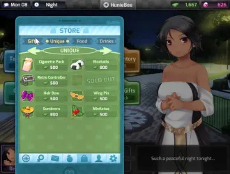 Huniepop screenshot