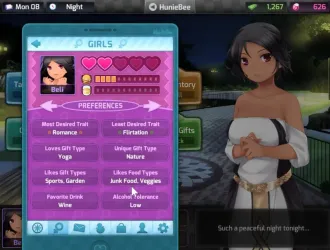 Huniepop screenshot