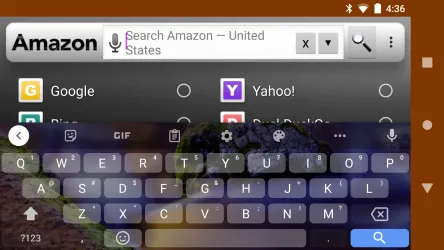 Quick Search Widget screenshot