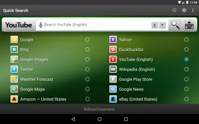 Quick Search Widget screenshot