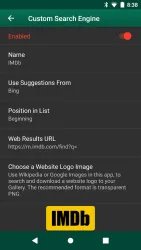Quick Search Widget screenshot