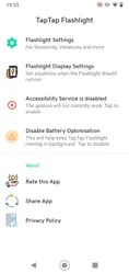 Tap Tap Flashlight screenshot