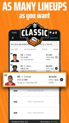 DraftKings screenshot