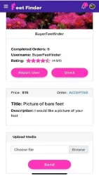FeetFinder screenshot