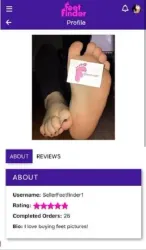 FeetFinder screenshot