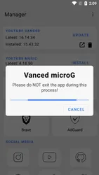 MicroG screenshot