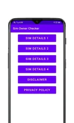 Sim Owner Details Checker screenshot
