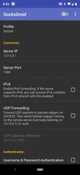 SocksDroid screenshot