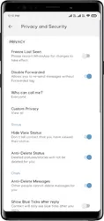 WhatsApp Blue screenshot