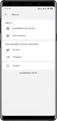 WhatsApp Blue screenshot